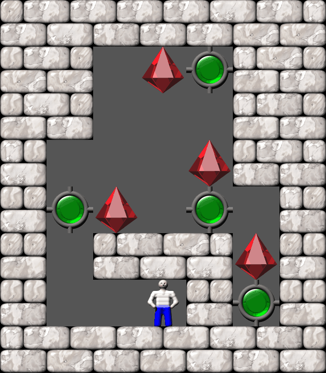 Сокобан More Bugs collections уровень 64